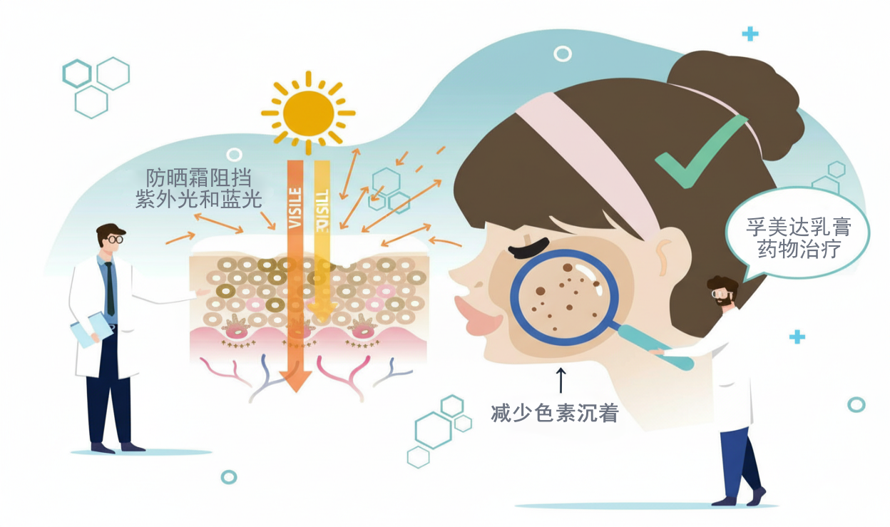 黄褐斑治疗时必须用什么样的防晒霜？